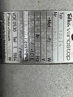 Motore EFKA Variostop VD 374