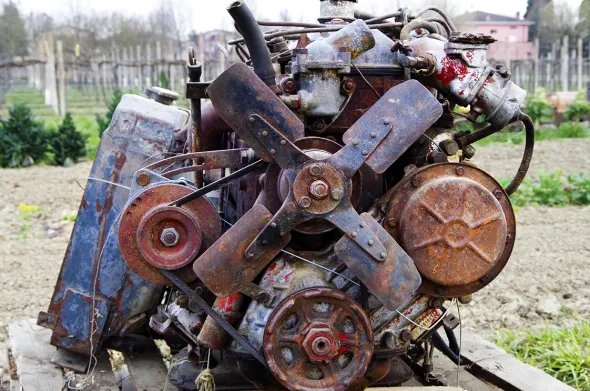 MOTORE FIAT per CINGOLO 351 FIAT o AUTOCARRO 616 FIAT