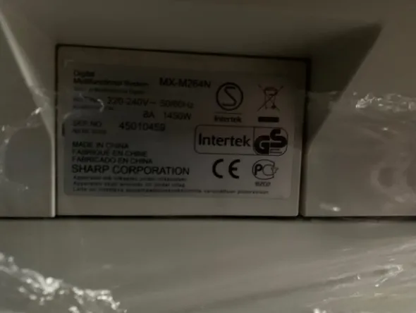 3#5160 MULTIFUNZIONE SHARP MX-M264N
