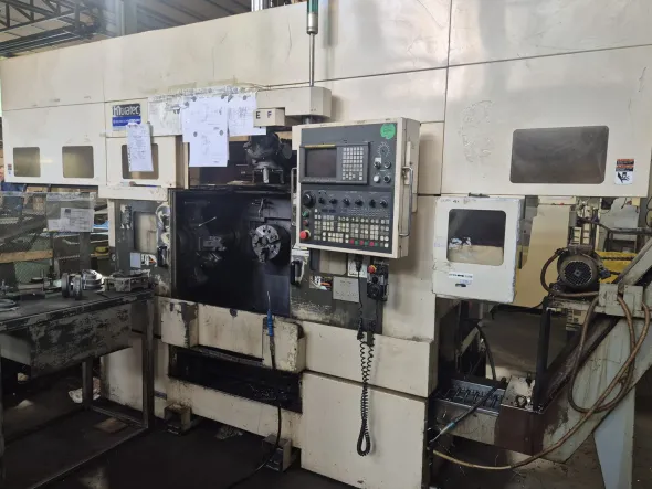 Muratec MW12 x2 con gantry tornio CNC bimandrino