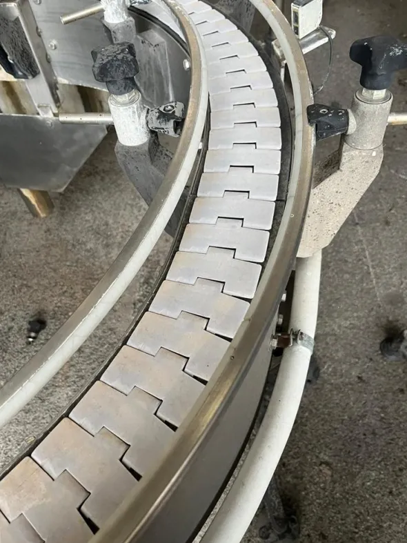 Nastri trasporto per vasetti a curva 180°