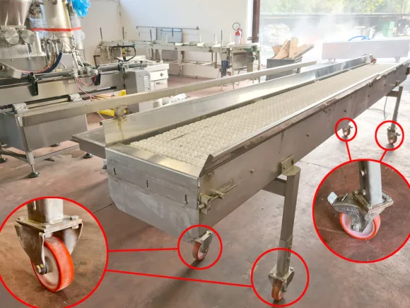 nastro per produzione casearia usato