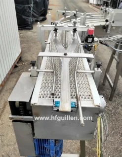 NASTRO TRASPORTATORE ALLINEATORE INOX CURVO 90°
