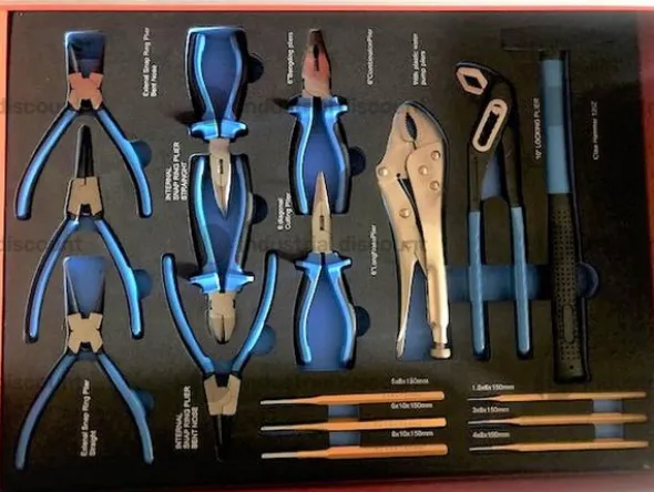 19#9177 N. 2 carrelli portautensili Germany Tools