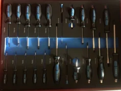 95#5814 N° 1 carrello porta utensili Germany Tools Professional completi di utensili