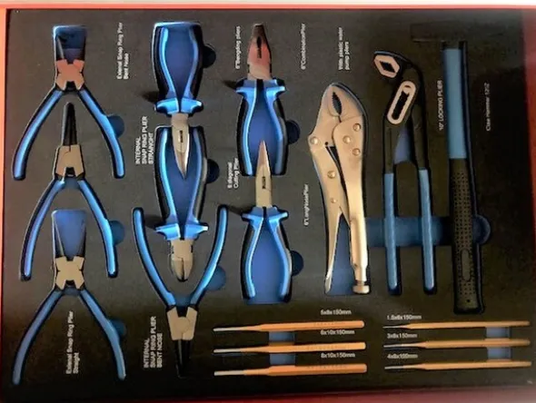 95#5814 N° 1 carrello porta utensili Germany Tools Professional completi di utensili