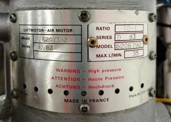 NEBULIZZAZIONE RIVESTIMENTO GRACO PRESIDENT (POM-127)