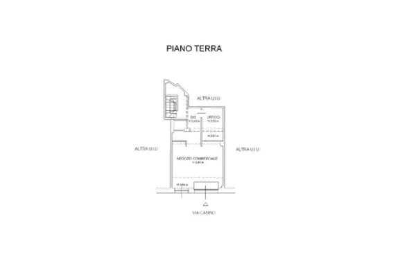 #20144 Negozio con magazzino in zona residenziale