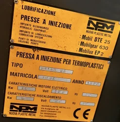 NUOVA PLASTIC METAL 85 TON