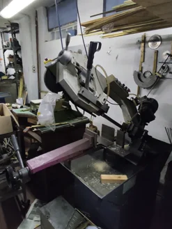 officina metalmeccanica artigianale completa.