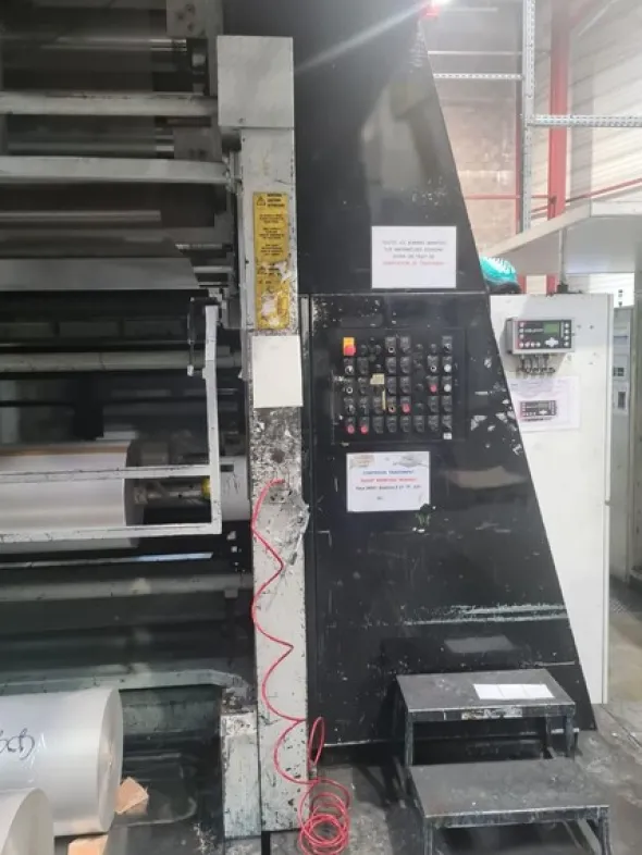 1#8444 OLYMPIA STARFLEX Macchina da stampa flexo 8