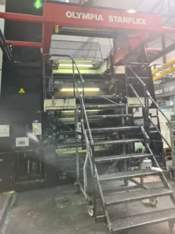 1#8444 OLYMPIA STARFLEX Macchina da stampa flexo 8