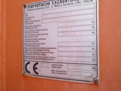 5#3595 Pala gommata Fiat Hitachi W190