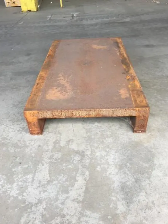 4#3154 Pallet in metallo