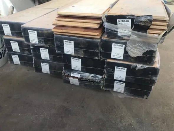10#5250 Parquet in legno Merbau Regal Classic