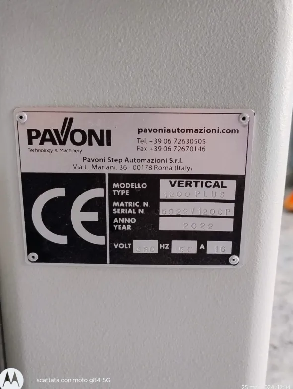 Pavoni 1200 plus