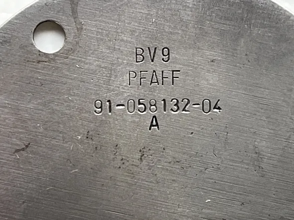 PFAFF 91-058 132-04 A placca a tre ranghi