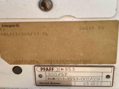 PFAFF 953 Macchina cucire lineare rasafilo