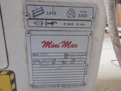 5#5097 Pialla a filo Mini Max e aspiratore segatura