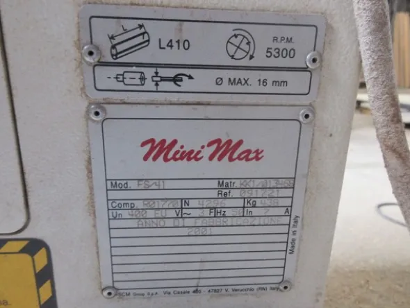 5#5097 Pialla a filo Mini Max e aspiratore segatura