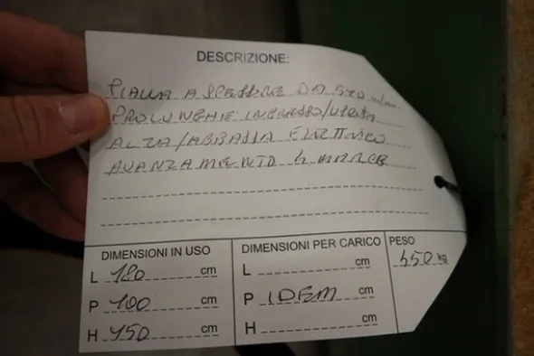 253#6560 Pialla a spessore Macchine Casadei