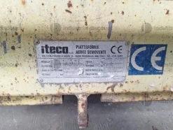 4#9666 Piattaforma elevatrice Iteco