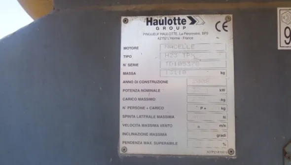 36#7214 Piattaforma Haulotte