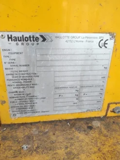 2#76260 Piattaforma sollevamento persone Haulotte