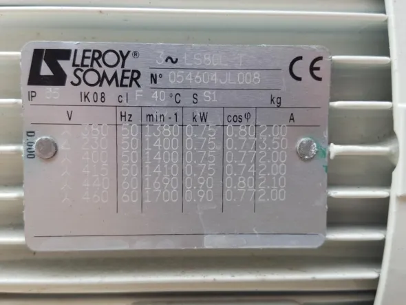 POMPA CARRELLATA DA TRAVASO – LEROY SOMER(POM-41)