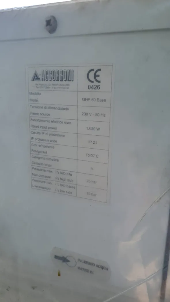 Pompa di calore Accorroni GHP 60 Base