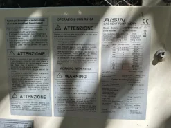 Pompa di calore a gas AISIN GEHP , alimentata a metano