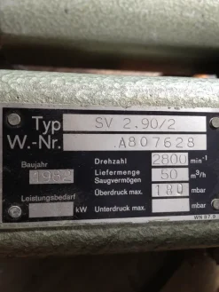 POMPA VUOTO – ASP. CANALE LATERALE BECKER –(POM-25)