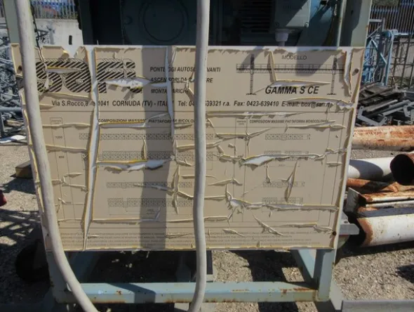 2#6230 Ponteggi e materiale per edilizia