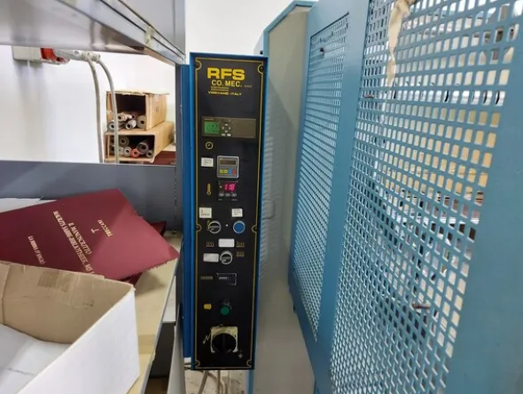 1#7341 Pressa doratrice elettronica RFS CO.MEC ST 120/60