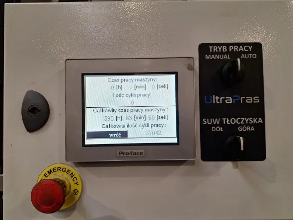 Pressa idraulica ULTRAPRAS UPV100TT SPECIAL
