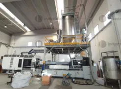 1#10039 Pressa iniezione Sacmi, stampo sacmi e robot di scarico Sytrama