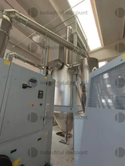1#10039 Pressa iniezione Sacmi, stampo sacmi e robot di scarico Sytrama