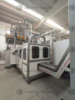 1#10039 Pressa iniezione Sacmi, stampo sacmi e robot di scarico Sytrama