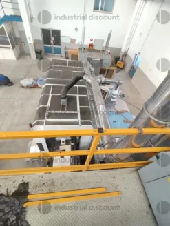 1#10039 Pressa iniezione Sacmi, stampo sacmi e robot di scarico Sytrama