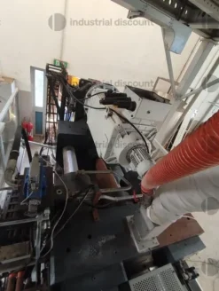 1#10039 Pressa iniezione Sacmi, stampo sacmi e robot di scarico Sytrama