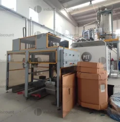 1#10039 Pressa iniezione Sacmi, stampo sacmi e robot di scarico Sytrama