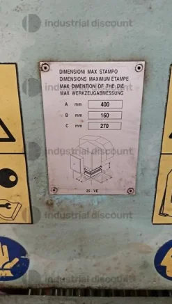 8#9165 Pressa meccanica a frizione IMS 25- VE