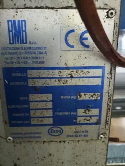 8#6048 Pressa oleodinamica BMB KW70PI