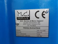 6#7341 Pressa rilegatrice M.C. servicePR 750x1050
