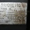 4#3870 Pressa Sandretto Serieotto