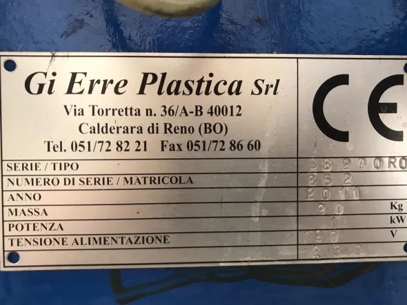 pressa termosaldatrice SB 200 RO BLISTERATRICE