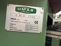 9#8297 Pressopiegatrice Omas con punta automatica