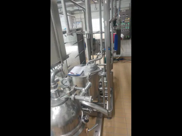 PST25 Pastorizzatore a flusso usato e separatore 2000
