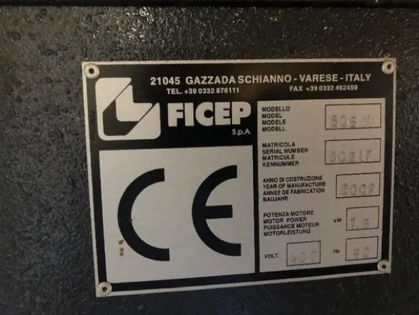 9#3958 Punzonatrice combinata FICEP 805 N