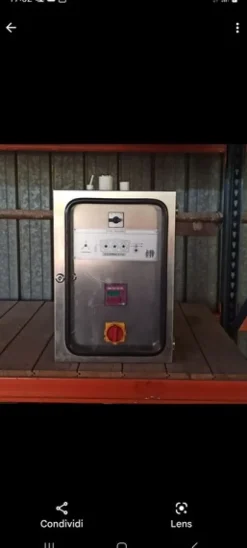 78#8391 4 quadri elettrici in acciaio inox